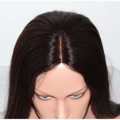 Human Hair Caribbean Wig - Closure-like Parting