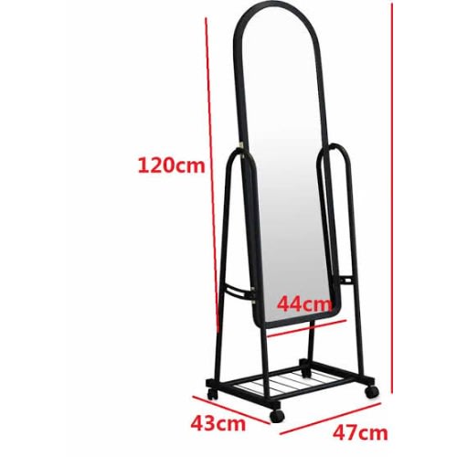 Standing Dressing Mirror - Black