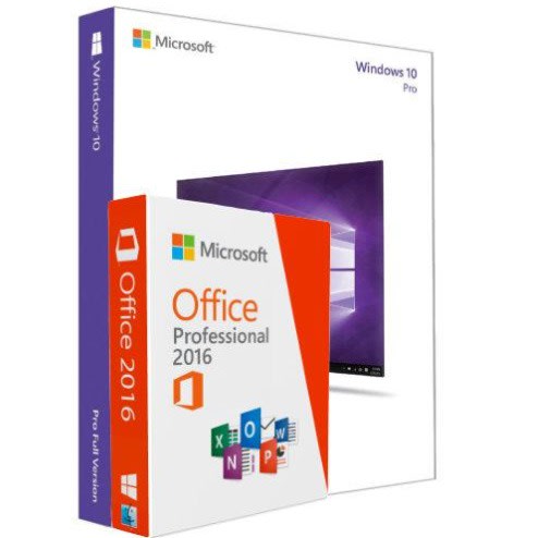 Windows 10 Pro + Office 2016 Pro - Package