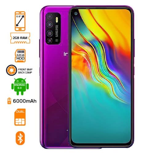HOT 11 PRO - 6.6" - 128GB ROM + 4GB RAM - Dual Sim - 6000mAh - Purple