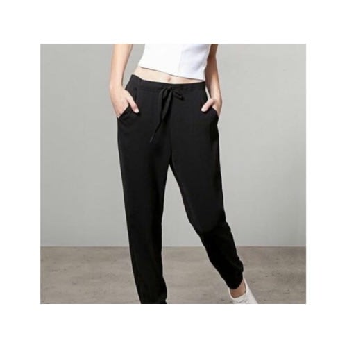 Primark Ladies Slim Fleece Joggers - Black