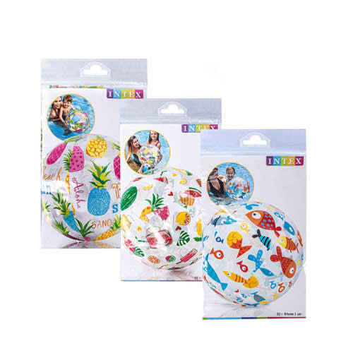 Lively Print Beach Ball - 3Pieces