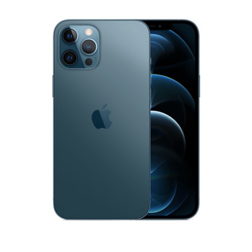 iPhone 12 Pro Max - 6GB RAM - 128GB ROM - Single Nano Sim - 3000mAh- 5000mAh -Pacific Blue