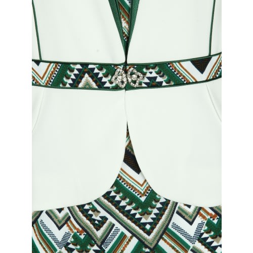 Ladies Gown Jacket 2 Piece-multi Lgj-4926
