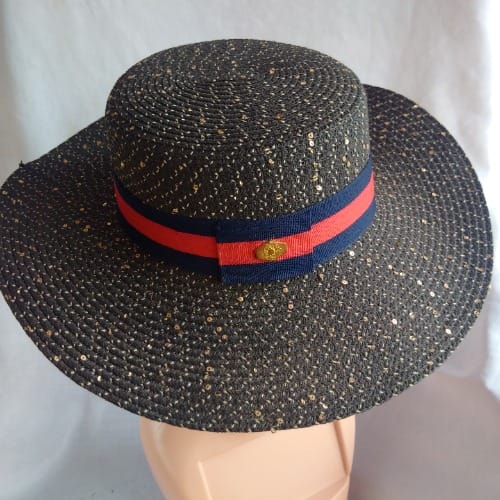 Unisex Niger-delta Fedora Hat - Black