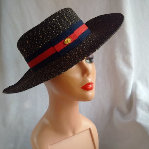 Unisex Niger-delta Fedora Hat - Black