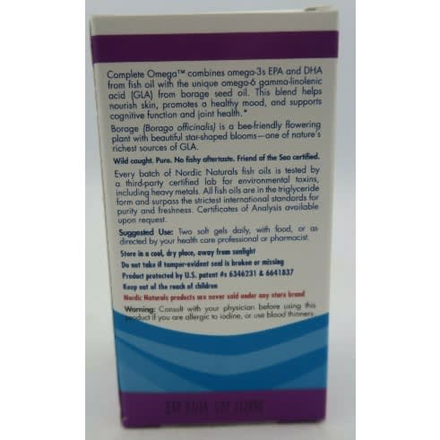 Nordic Naturals Complete Omega-3 -565 Mg - 60 Softgels