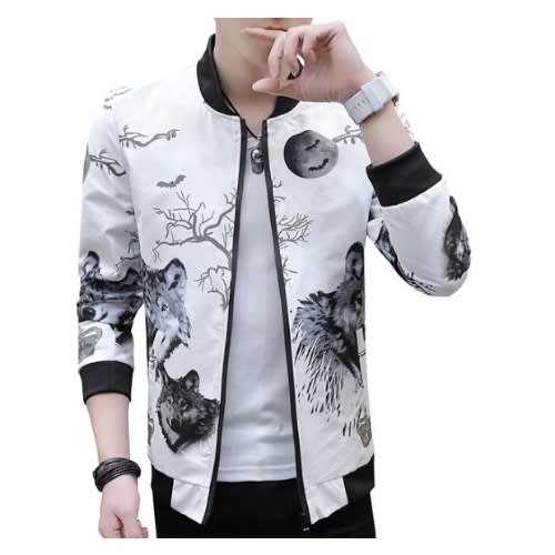 Wolf Design Jacket For Men