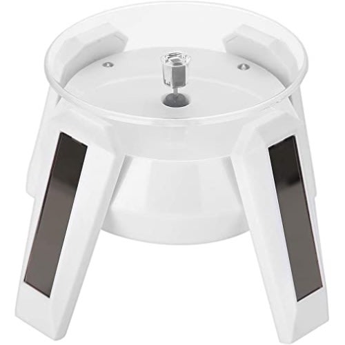 Solar Powered 360 Degree Rotating Turntable Display Stand