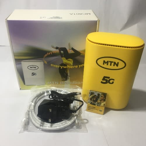 MTN ZTE 5G Indoor Mobile Router MC801A With Free 100Gig Bonus Data Sim Card