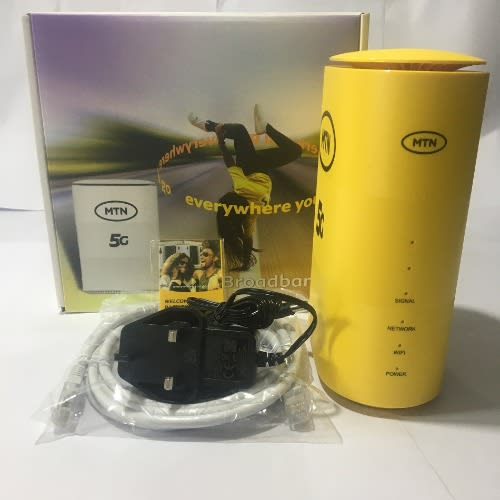 MTN ZTE 5G Indoor Mobile Router MC801A With Free 100Gig Bonus Data Sim Card