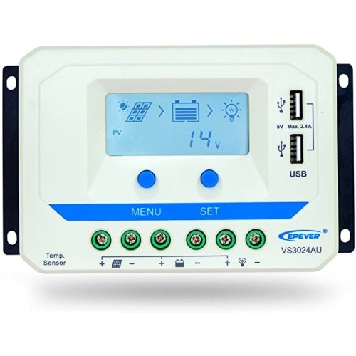 Solar Charge Controller 30a Pwm 12v 24v