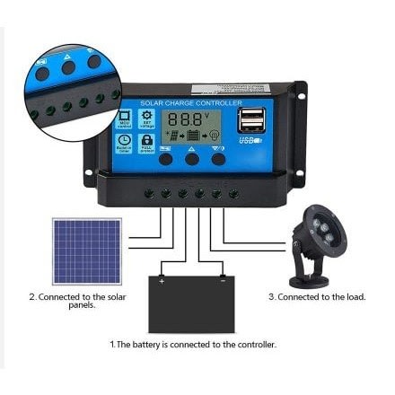 Solar Inverter Charger Controller 12v/24v 30am