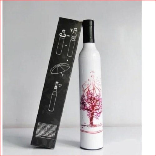 Wine Bottle Umbrella -white