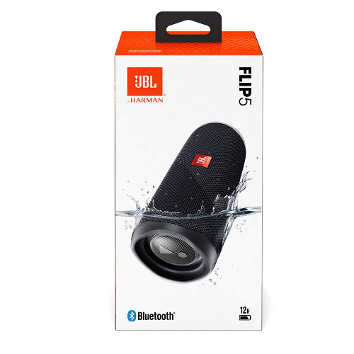 Flip 5 20 W Ipx7 Waterproof Bluetooth Speaker With Partyboost (without Mic, Black