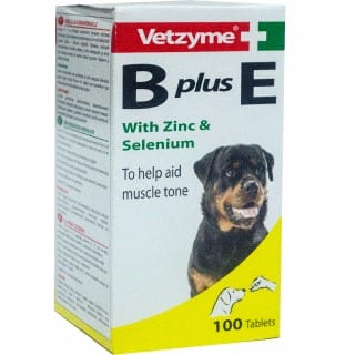 Vetzyme B Plus E for Dogs - 100 Tabs