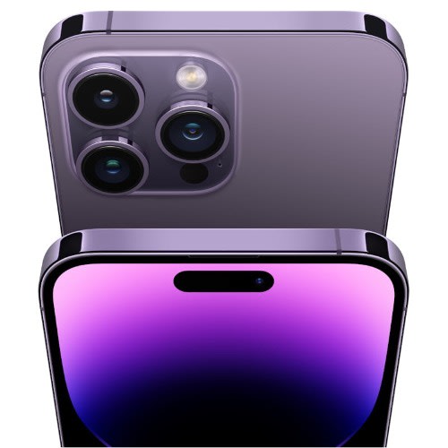 iPhone 14 Pro Max 5G - 6.7" - 128GB ROM - 6GB RAM - NanoSIM - A16 Bionic Chip - 4323mAh - Deep Purple