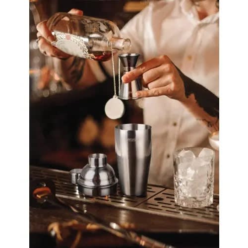 Stainless Steel Cocktail Shaker Set - 9 Pieces