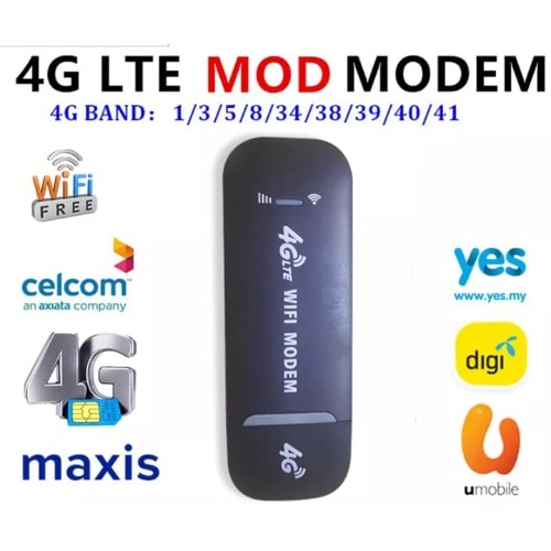 Lte 4G USB Modem With Wifi Hotspot