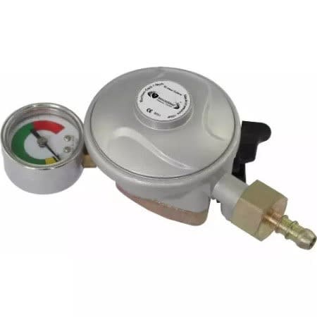 Gas Regulator With Pressure Gauge And Leak Detection