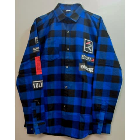 Men's Long Sleeve Shirt - Blue