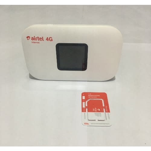4G LTE Mobile Pocket WiFI With Screen Display + 5 Gig Free Data Sim