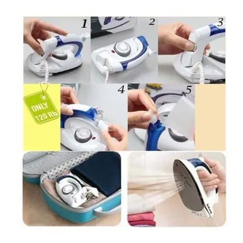 Hetian Foldable Travel Iron - 700w