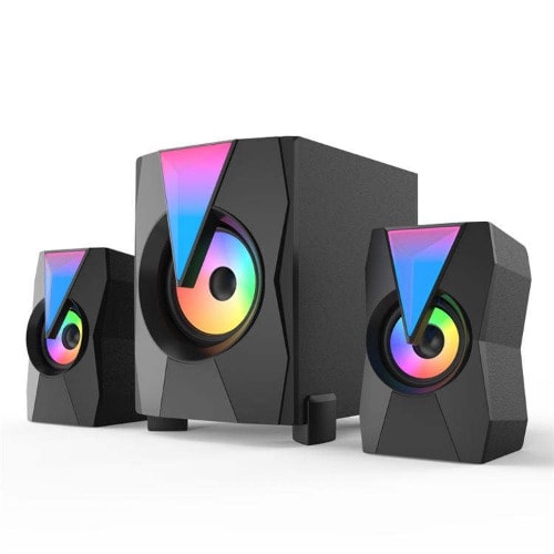Multimedia Speakers With Luminous RGB Light Display - K9