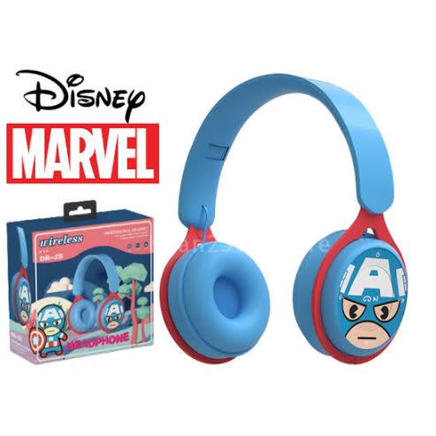 Disney Design Captain America Wireless Bluetooth Headset