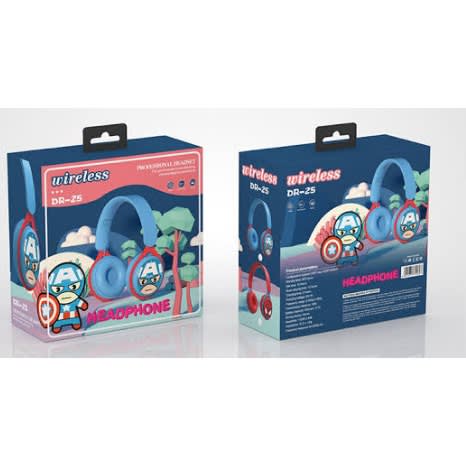 Disney Design Captain America Wireless Bluetooth Headset
