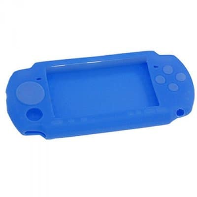 Protective Rubber Pouch For PSP - Blue