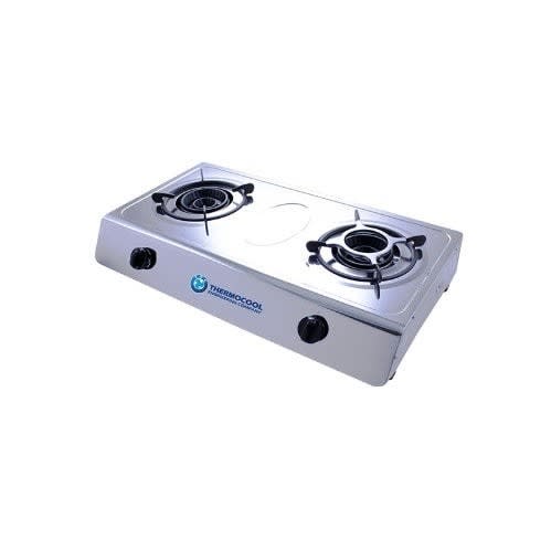 Haier Thermocool 2 Hob Stainless Table Cooker - Auto Ignition - Tgc-2sa