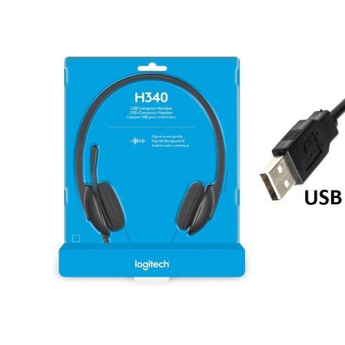 Logitech H340 USB Computer Headset -H340