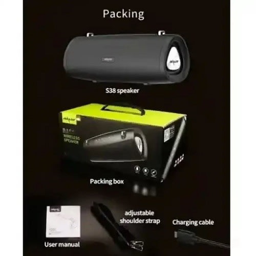 S38 Outdoor 3d Hifi Stereo Sound Bluetooth Speaker
