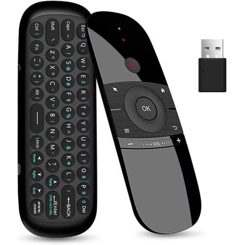 Wechip W1 Universal TV Remote Air Mouse - Wireless Keyboard With 2.4ghz Connection