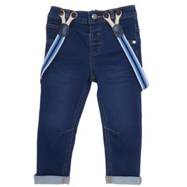Denim With Braces