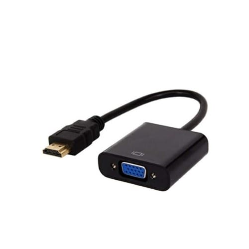 Hdmi To Vga Adapter - Black