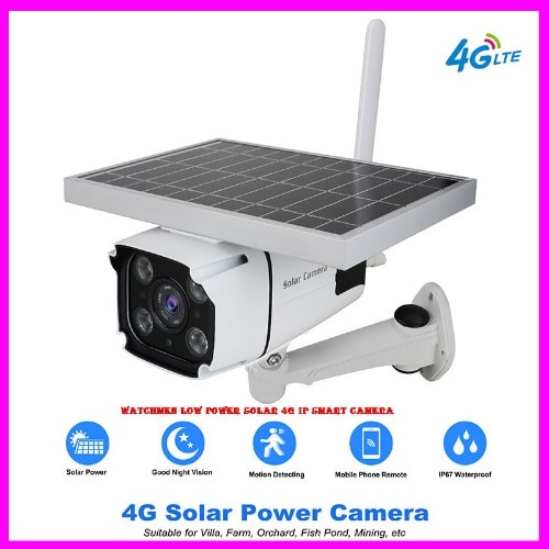 Watchmen 4G Low Power Solar IP Camera