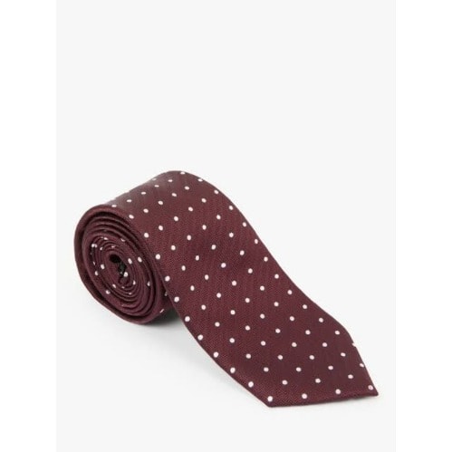 Men's Formal  Shirt With Matching Tie  - Red And Wine