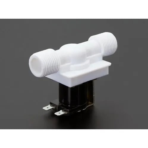 Plastic Water Solenoid Valve - 12v - 1/2