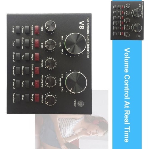 V8 Audio USB External Sound Card