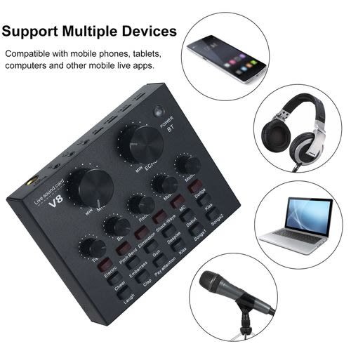 V8 Audio USB External Sound Card