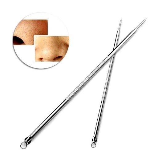 Stainless Steel Comedone Extractor Tool - 2pcs