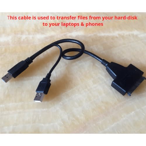 Usb 3.0 Sata  Hard Disk/hard Drive Adapter Cable For 2.5 Inch Ssd & Hdd With Support Uasp