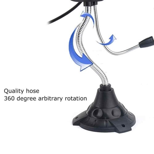 Usb 2.0 Rotatable Computer Webcam With Microphone Pc Digital Hd Video Camera