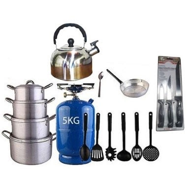 Economy Kitchen Bundle - 5kg Gas Cylinder + Kitchen Bundle