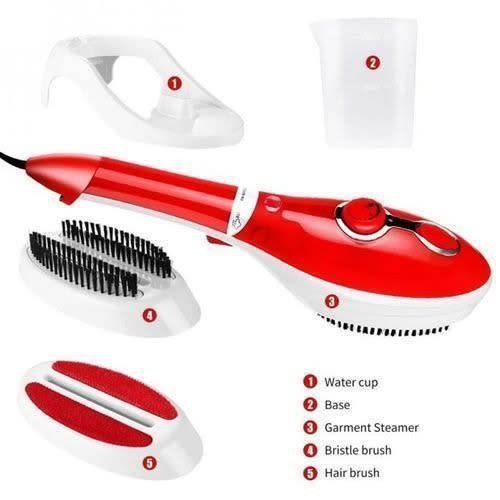 Steam Ironing Brush- Red