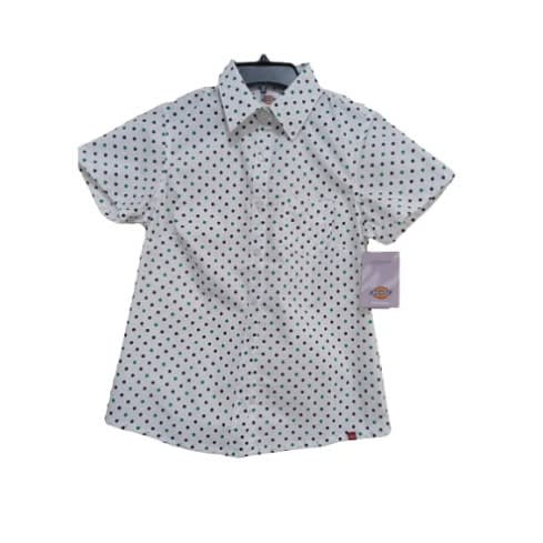 Men's Short Sleeve Black Polka Dot Shirt