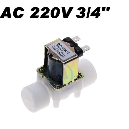 3/4 Inch Normally Closed Electric Solenoid Valve-ac 220v