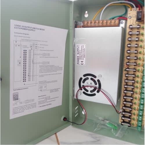 12v 20a 18 Channel Cctv Power Supply Unit 18 Way